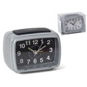 Laikrodis stalinis-žadintuvas 11x7x8cm LUZ