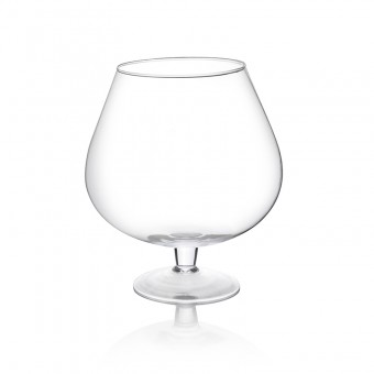 Vaza-taurė stikl. 23cm OB6
